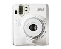 instax mini 50s piano white